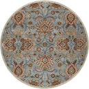 Eckville Traditional Brick Area Rug