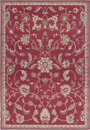 George Traditional Brick Area Rug