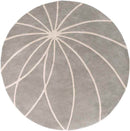 Falher Modern Gray/Cream Area Rug