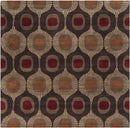 Viking Modern Dark Brown Area Rug