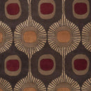 Viking Modern Dark Brown Area Rug