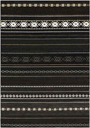 Creston Rustic Black Area Rug
