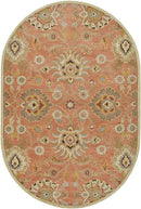 Eckville Traditional Rust Area Rug