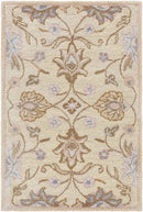 Eckville Traditional Cream Area Rug
