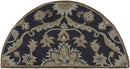 Carman Traditional Navy Area Rug