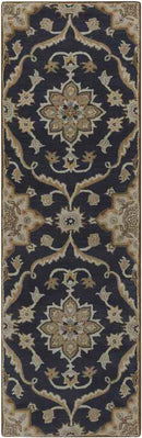 Carman Traditional Navy Area Rug