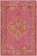 Chieti Traditional Bright Pink Area Rug
