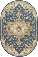 Roblin Traditional Navy Area Rug