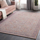 Treherne Traditional Purple Area Rug