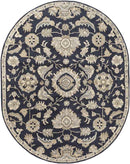Caraquet Traditional Ink Area Rug