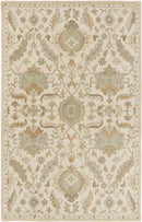 Nackawic Traditional Beige Area Rug