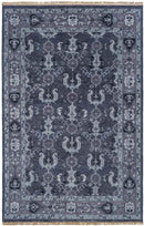 Alma Traditional Navy Area Rug