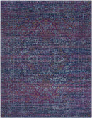 Cocagne Traditional Teal Area Rug