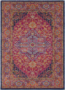 Aquaforte Traditional Garnet Area Rug