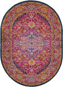 Aquaforte Traditional Garnet Area Rug