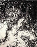 Bird Cove Modern Black Area Rug