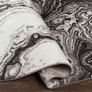 Bird Cove Modern Black Area Rug