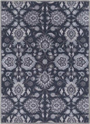 Eckville Traditional Charcoal Area Rug