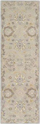 Eckville Traditional Light Gray Area Rug