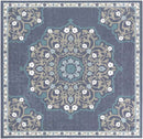Balcarres Traditional Navy Area Rug