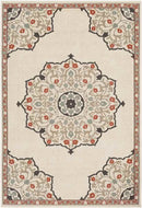 Balcarres Traditional Burnt Orange Area Rug