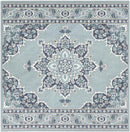 Lyla Traditional Aqua Area Rug
