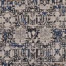 Ituna Traditional Navy Area Rug