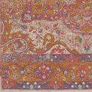 Kamsack Traditional Bright Pink Area Rug