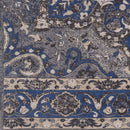 Kamsack Traditional Navy Area Rug