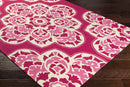 Lashburn Global Bright Pink Area Rug
