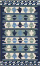 Lemberg Rustic Navy Area Rug