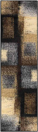 Norquay Modern Dark Brown Area Rug