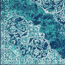 Radville Traditional Teal Area Rug