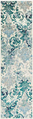 Redvers Modern Teal Area Rug