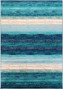 Rosthern Modern Teal Area Rug