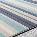 Wapella Modern Aqua Area Rug