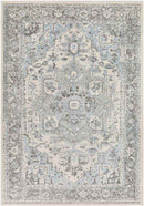 Harlingen Traditional Pale Blue Area Rug