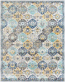 Emilly Traditional Dark Blue Area Rug