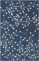 Le Havre Cottage Navy Area Rug