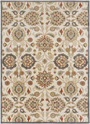 Eckville Traditional Khaki Area Rug