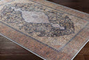 Olterterp Traditional Clay Washable Area Rug