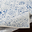 Schingen Traditional Bright Blue Area Rug