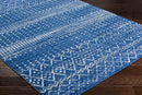 Schrins Global Bright Blue Area Rug