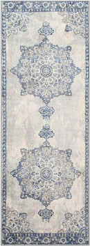 Staveren Traditional Navy Area Rug