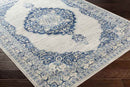 Stiem Traditional Navy Area Rug