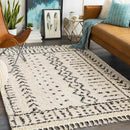 Teerd Global Ivory/Gray Area Rug