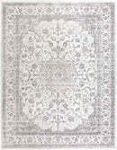 Terband Traditional Light Gray Area Rug