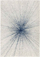 Tibma Modern Dark Blue Area Rug