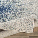 Tibma Modern Dark Blue Area Rug