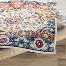 Tilburen Traditional Burnt Orange Area Rug